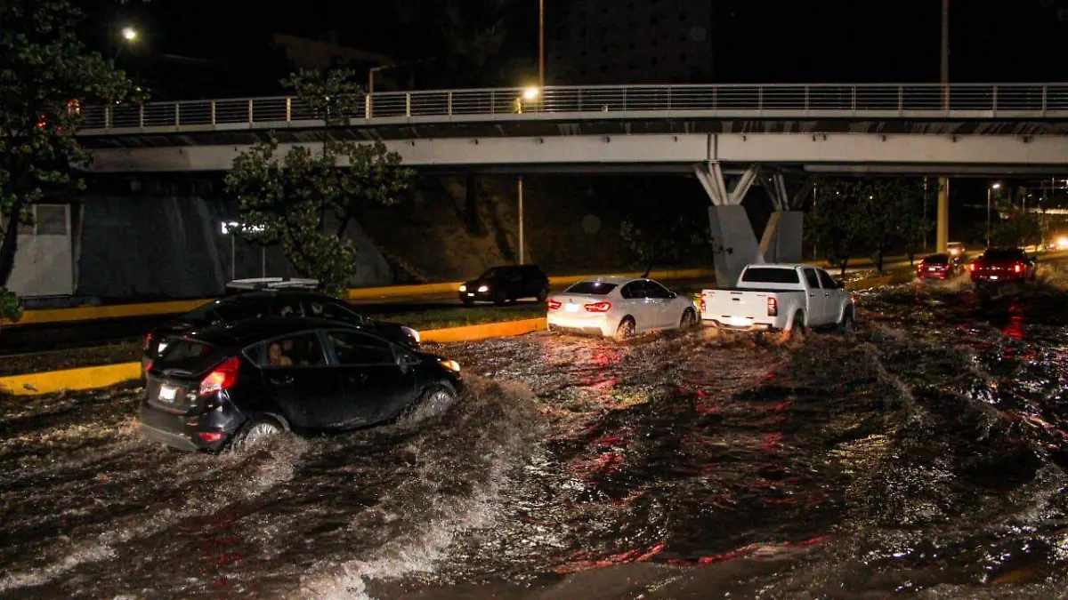 Lluvia registrada en la ZMG